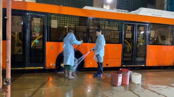 Усиленную предрейсовую дезинфекцию проводят в нижегородских автобусах