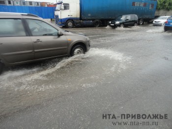 Коммунальные службы в Нижнем Новгороде переведены на усиленный режим из-за ливня