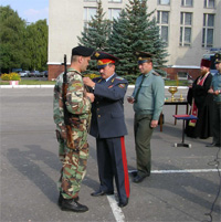 Сводный отряд нижегородского ГУВД отправился в Чечню