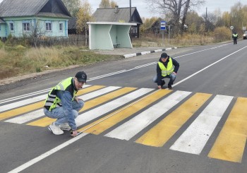 Дорогу между Нижегородской и Костромской областями отремонтировали в рамках БКД