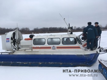 Спасатели не нашли следов провала снегохода на Волге