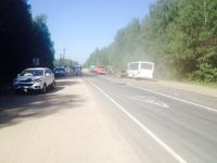 Два человека погибли в результате ДТП с участием двух легковых автомобилей и автобуса в Богородском районе Нижегородской области