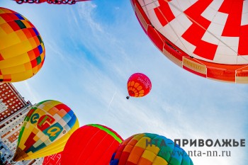 Фестиваль воздушных шаров в рамках мероприятий БРИКС состоялся в Нижнем Новгороде