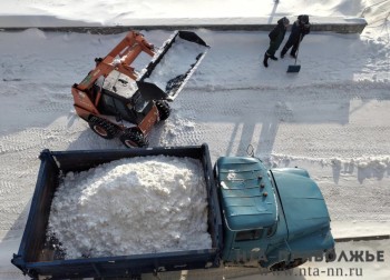 Почти весь прошлогодний объем снега вывезли в Нижнем Новгороде за 10 дней