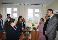Донато 1 сентября принял участие в церемонии открытия новой школы в Шатковском районе