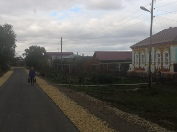 Подъезд от села Озерки в Шатковском районе к трассе Нижний Новгород - Саратов отремонтировали по нацпроекту