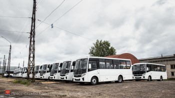 Двадцать новых автобусов прибыли в Дзержинск Нижегородской области