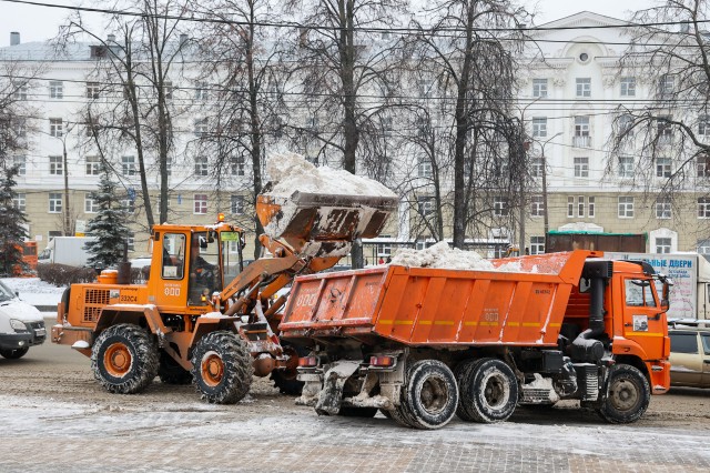 Нижегородские дорожники готовятся к снегопадам в выходные