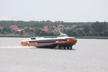 Первое за 20 лет судно &quot;Метеор&quot; спущено на воду в Нижегородской области