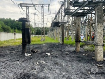 Возгорание на трансформаторной подстанции произошло в Шумерле Возгорание на трансформаторной подстанции произошло в Шумерле
