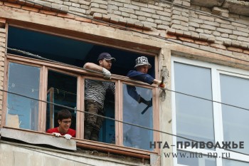 Ликвидация последствий взрывов на ГосНИИ &quot;Кристалл&quot; в Дзержинске Нижегородской области: вывезено около 120 кубометров битых стекол