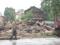 Нижегородские судебные приставы снесли дом на ул. Малая Ямская