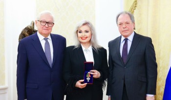 Ольге Гусевой вручена медаль МИД России «За вклад в международное сотрудничество» Ольге Гусевой вручена медаль МИД России «За вклад в международное сотрудничество»