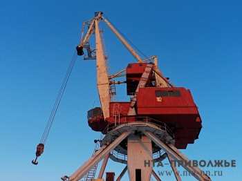 Возгорание крана произошло в Сибирском затоне на Волге в Нижнем Новгороде