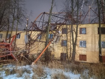 Демонтаж конструкций стал причиной падения радиомачты в Нижнем Новгороде (ВИДЕО)