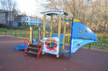Две новые детские площадки открылись в Московском районе