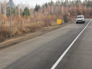 Дорогу Первомайск - Стеклянный в Нижегородской области отремонтировали за 130 млн рублей