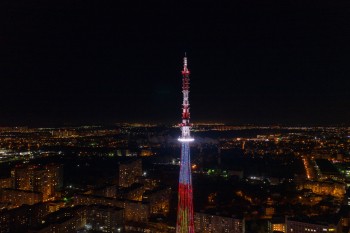 Телебашня в Нижнем Новгороде включит подсветку 26 мая