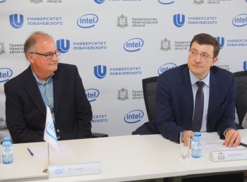 Глеб Никитин и вице-президент Intel Билл Севидж обсудили тему цифровой трансформации бизнеса