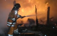Жилой дом полностью сгорел в деревне Валтово Нижегородской области