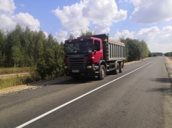 Участок дороги в Княгининском районе отремонтировали в рамках нацпроекта