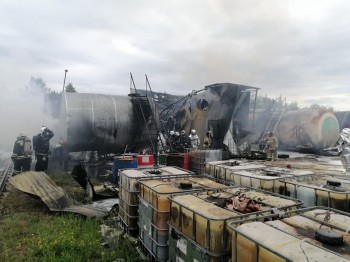 Возгорание дизельного топлива в промзоне Нижнего Новгорода полностью потушено