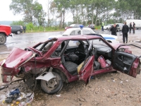 В Нижегородской области в результате столкновения четырех автомобилей погибли два ребенка