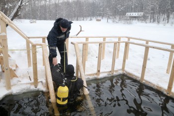 Водолазы проверили все крещенские купели в Нижнем Новгороде  