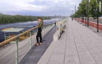 Окскую набережную в Нижнем Новгороде начнут благоустраивать в марте 2021 года