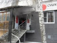 В Н.Новгороде горел суши-бар

