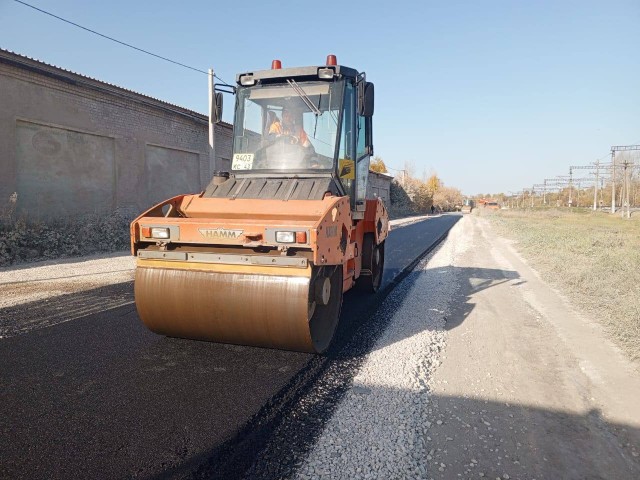 Улицу Заводскую ремонтируют в г. Сосновке Кировской области