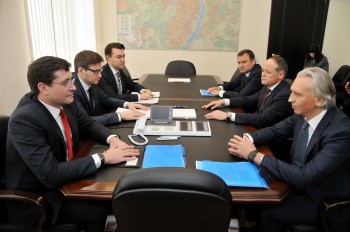 Глеб Никитин провёл рабочую встречу с председателем правления ПАО &quot;Газпром нефть&quot; Александром Дюковым