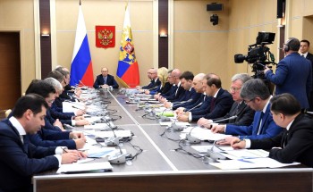 Глеб Никитин принял участие в совещании президента России Владимира Путина с членами правительства