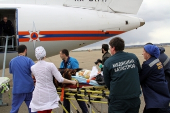 Спецборт МЧС доставил двух тяжелобольных детей из Грозного в Нижний Новгород