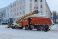 Более 25 тыс. кубометров снега вывезено с улиц Нижнего Новгорода за последние три дня
