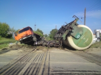 Авария на железнодорожном переезде Гремячево произошла в Чебоксарах 