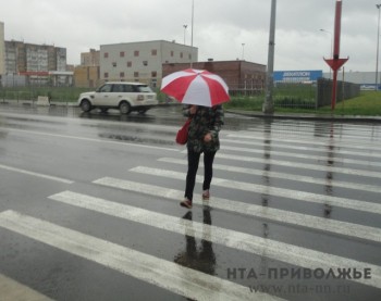 Сильный дождь с ветром ожидается в Нижегородской области