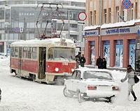 Транспортные предприятия Нижнего Новгорода переведены на усиленный режим работы по очистке от снега трамвайных путей, остановок и разворотных площадок