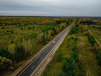 В Воскресенском округе на трассе Р-177 «Поветлужье» до границы с Республикой Марий Эл завершена укладка асфальта