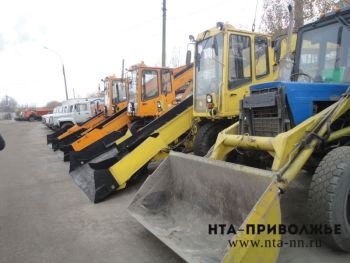 Дорожные службы Нижнего Новгорода готовятся к снегопаду