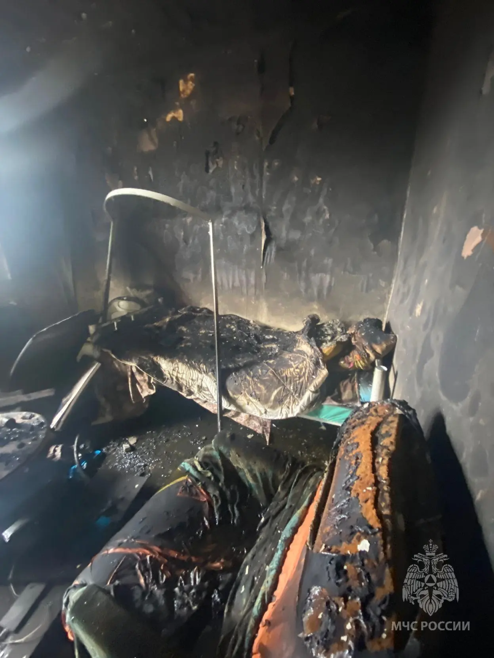 Мужчина погиб на пожаре в Борском округе