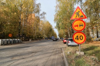 Ремонт участков по проспекту Гагарина и улице Медицинской в Нижнем Новгороде выполнен на 70%