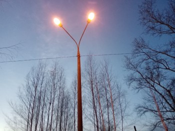 Освещение в нижегородском поселке Новое Доскино организовали по просьбам местных жителей