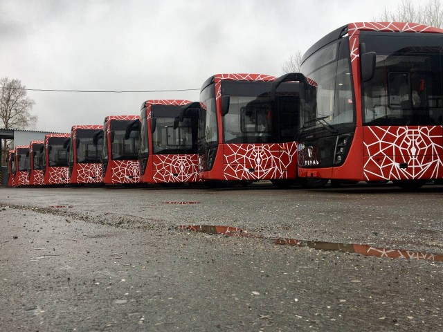 Очередная партия новых автобусов поступила в Пермь