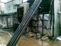 В Н.Новгороде в результате пожара на производственной фирме пострадал мужчина