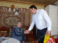 Заволжские ветераны войны получили поздравления и подарки от руководства города Чебоксары