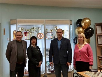 Жанна Скворцова приняла участие в открытии музея шахмат в спортивной школе № 9