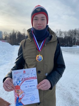 Нижегородец Никита Чупрунов стал бронзовым призером первенства по конькобежному спорту