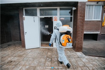 Места массового пребывания людей в Чебоксарах дезинфицируют ежедневно