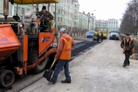 В Н.Новгороде ежедневно площадь ямочного ремонта составляет около 1,5 тыс. кв. м - горадминистрация